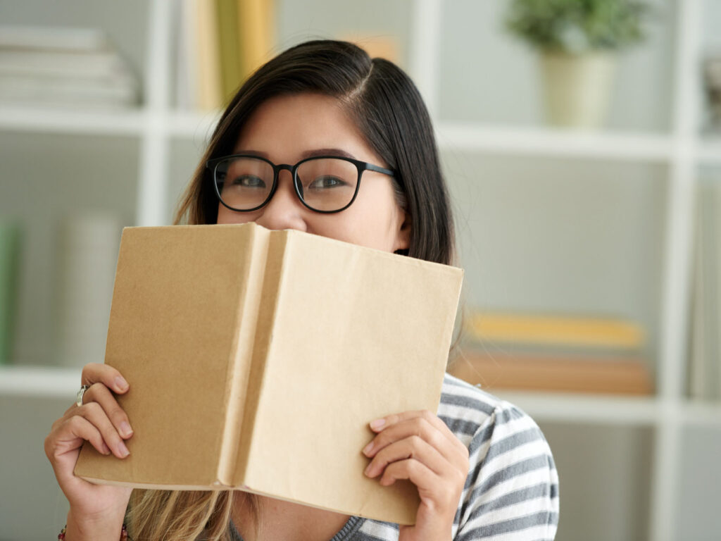 A Girl reading a Book